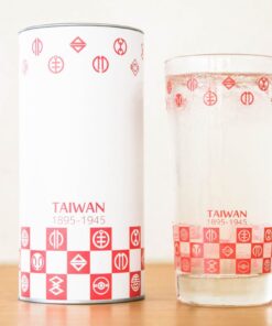 臺灣市徽記念杯-紅絹(隨機附贈雙和號明信片一張)