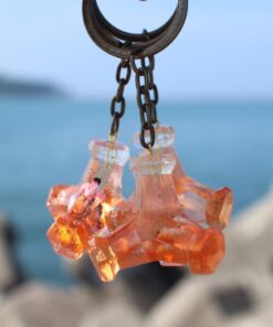 中部粽鑰匙圈-橘紅色系