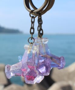 中部粽鑰匙圈-紫色系