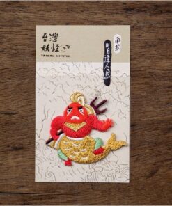 台灣妖怪-日月潭人魚 燙貼繡片