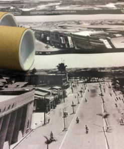 1962年臺南環景照海報（附收納紙筒）