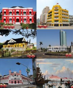 臺南史跡樂高實景融合明信片 (套組)