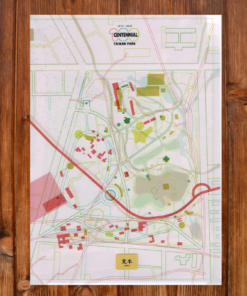 臺南公園百週年紀念 時空資料夾(三層)