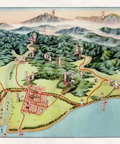 〈新竹州鳥瞰圖〉 裸裝10張