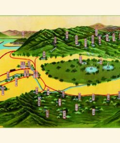 〈新北投基點要覽〉鳥瞰圖