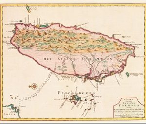 地圖明信片1(1726年) -福爾摩沙島與漁翁島圖