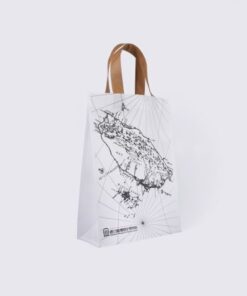 福爾摩沙島與漁翁群島圖_不織布提袋(白)