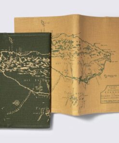 地圖布筆記本(綠)