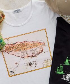 地圖T恤-女白款-M