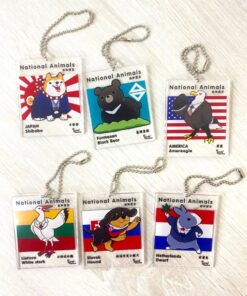 動物國家壓克力吊飾