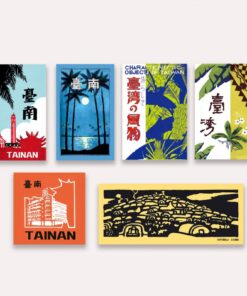 Alternative view of 「臺灣」行李貼紙包 第3輯(臺南篇)(6入)