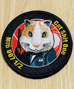 小林源文 貓屎一號－M16 007 1/2（CAT SHIT ONE-MI6 007 1/2）電繡臂章