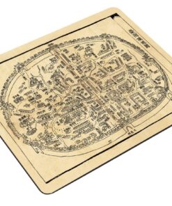 19世紀臺南城池圖滑鼠墊