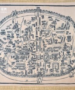 19世紀臺南城池圖布旗