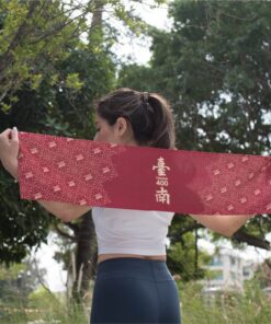 臺南400環保紗運動毛巾(武廟牆紅)