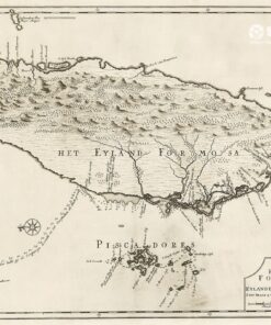 臺灣島與澎湖群島 地圖布