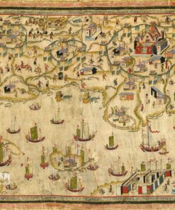 臺南地區荷蘭城堡 地圖布