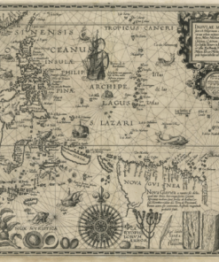 復刻地圖海報-摩鹿加香料群島圖