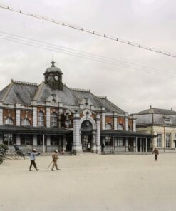 約1930年新竹車站明信片