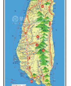 臺灣鐵道路線圖 地圖布