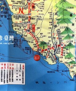 Alternative view of 臺灣鐵道路線圖 地圖布