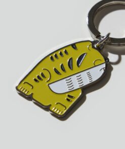 Alternative view of 虎爺隨身．平安相伴 保安鑰匙圈（黃虎）