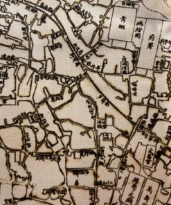 Alternative view of 臺灣府城街道圖 地圖布