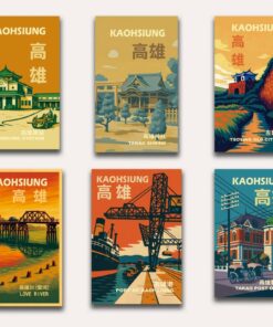 Alternative view of 「臺灣」行李貼紙包 第5輯(高雄篇)(6入)