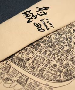 現代臺南城池圖T-shirt－米色(純棉)