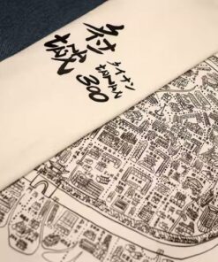 現代臺南城池圖T-shirt－白色(排汗衫)