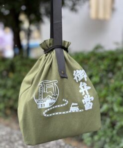 臺北觀光戳章束口提袋(森林綠)