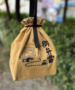 臺北觀光戳章束口提袋(芥末黃)