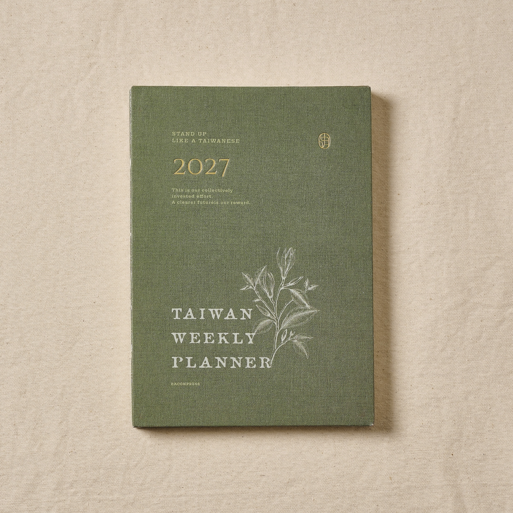 五花鹽《日月》2027週曆手帳-玉蘭花