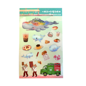 《小鯨魚的臺灣冒險號》貼紙