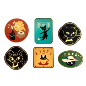 烏貓姐妹-造型貼紙包