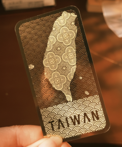 臺灣金屬書籤 - 海棠花