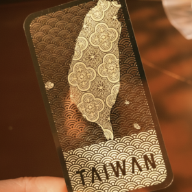 臺灣金屬書籤 - 海棠花