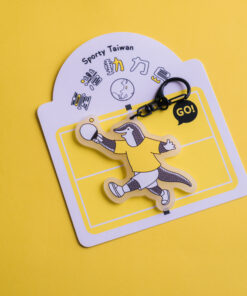 桌球－穿山甲夜光吊飾