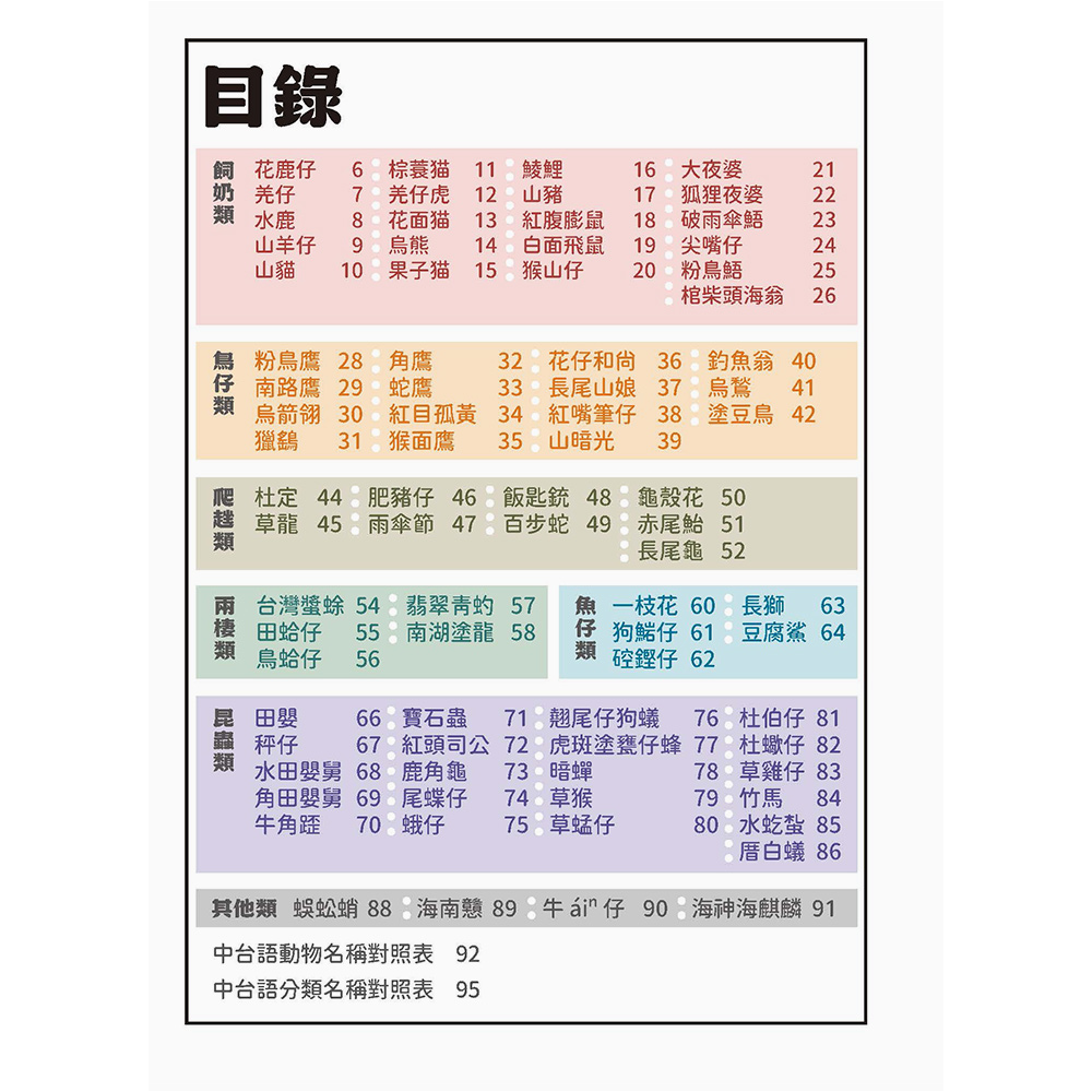 台灣動物來唱名:台語動物圖鑑(7/21出版):圖片 2